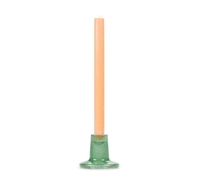 Glass Candleholder | Jade