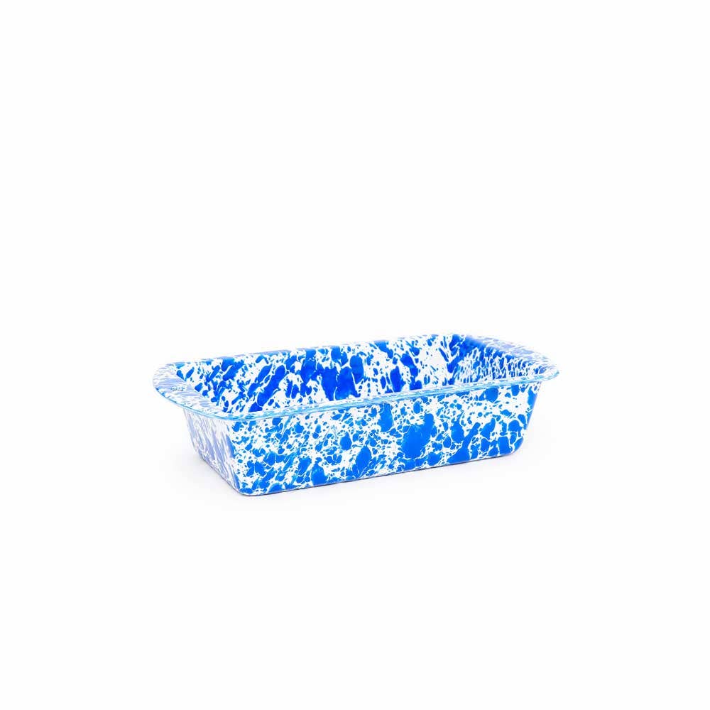 Blue Splatter | Loaf Pan