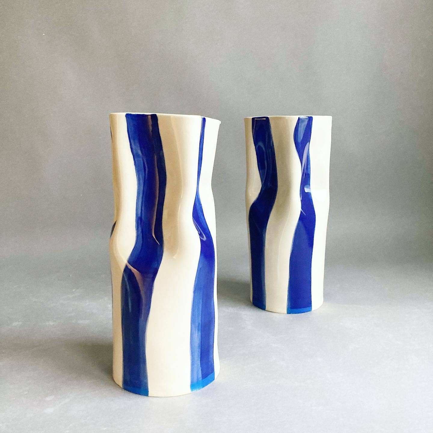Bud Vase in Navy Blue