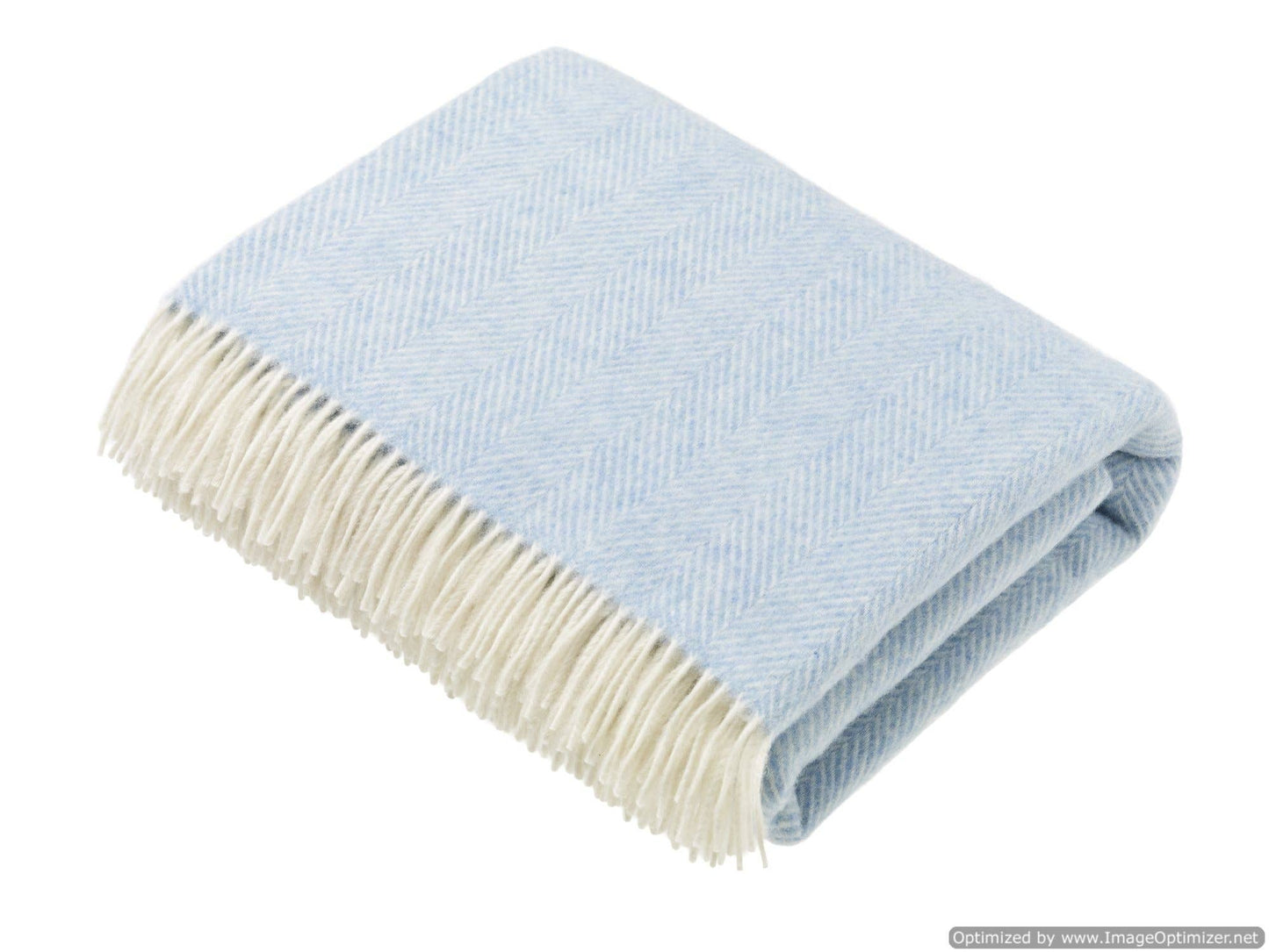 Herringbone Merino Lambswool Blanket (Multiple Colors Available)