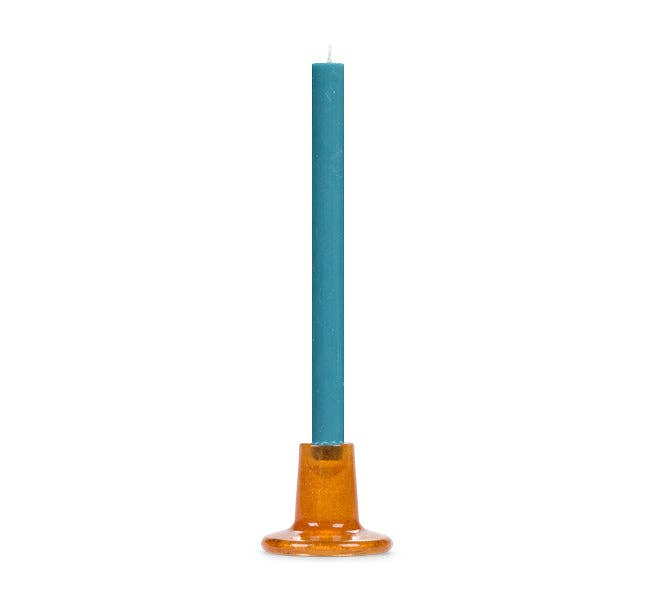Glass Candleholder | Almond