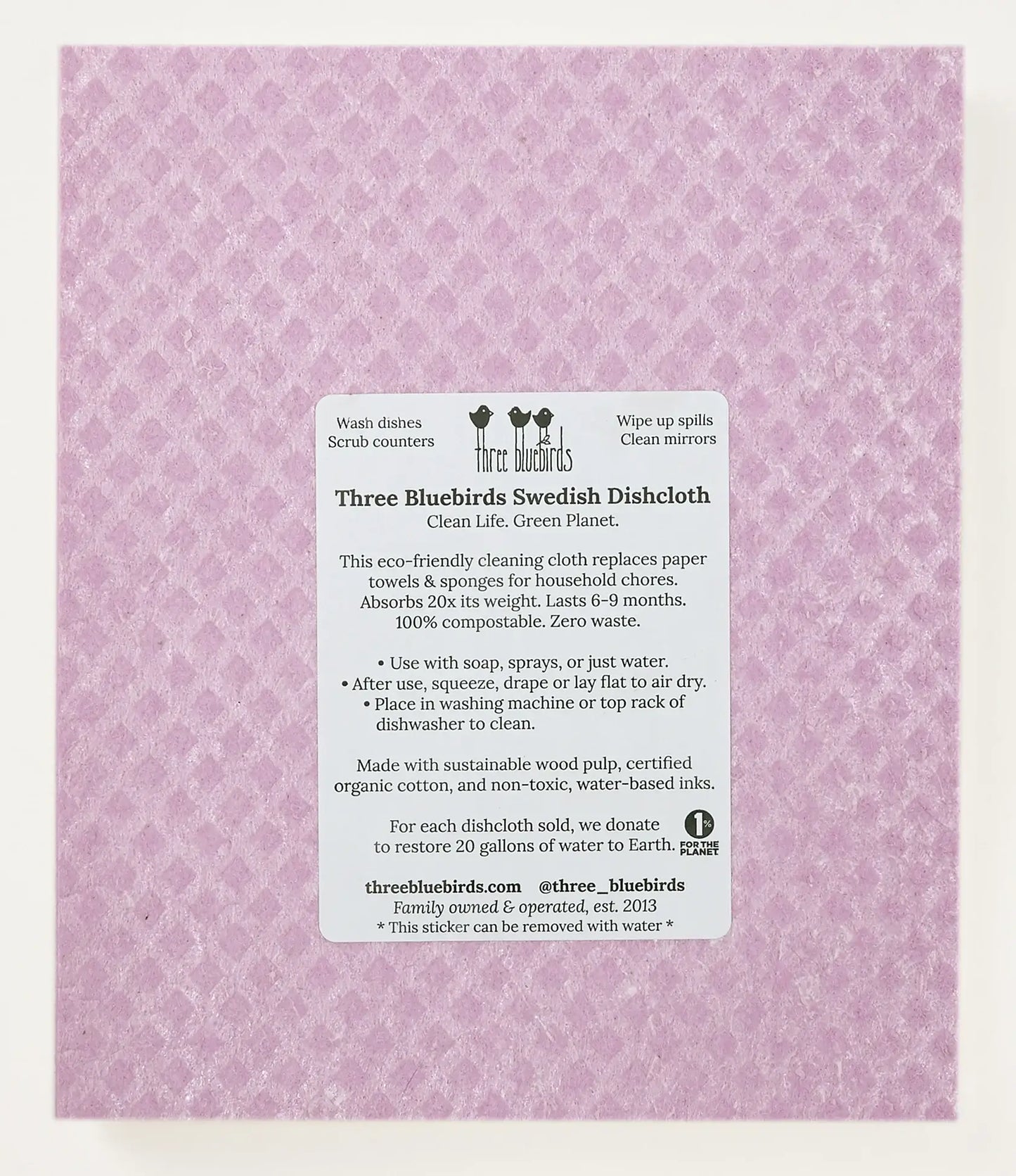 Daisies Swedish Dishcloth