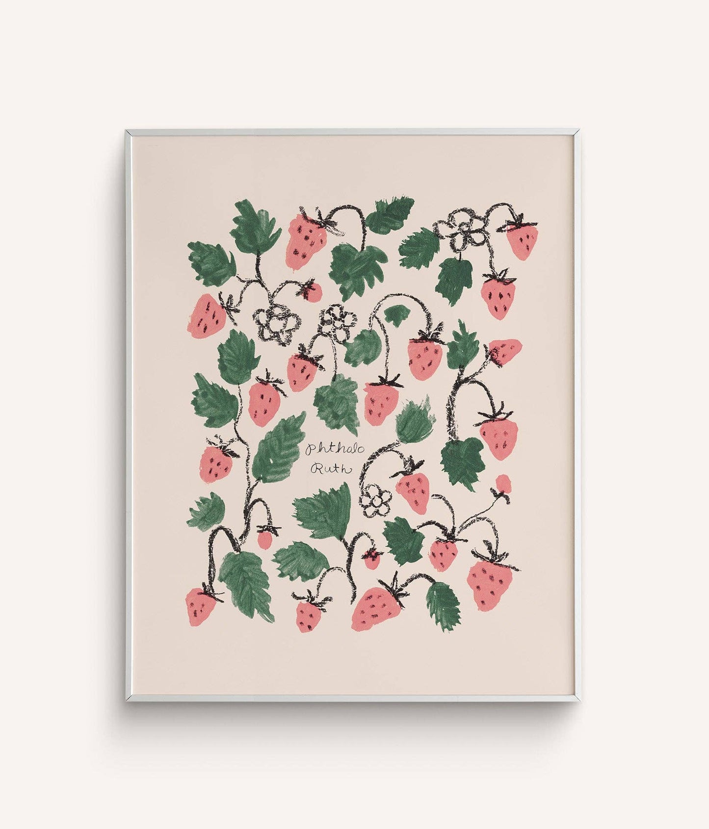Strawberries Art Print