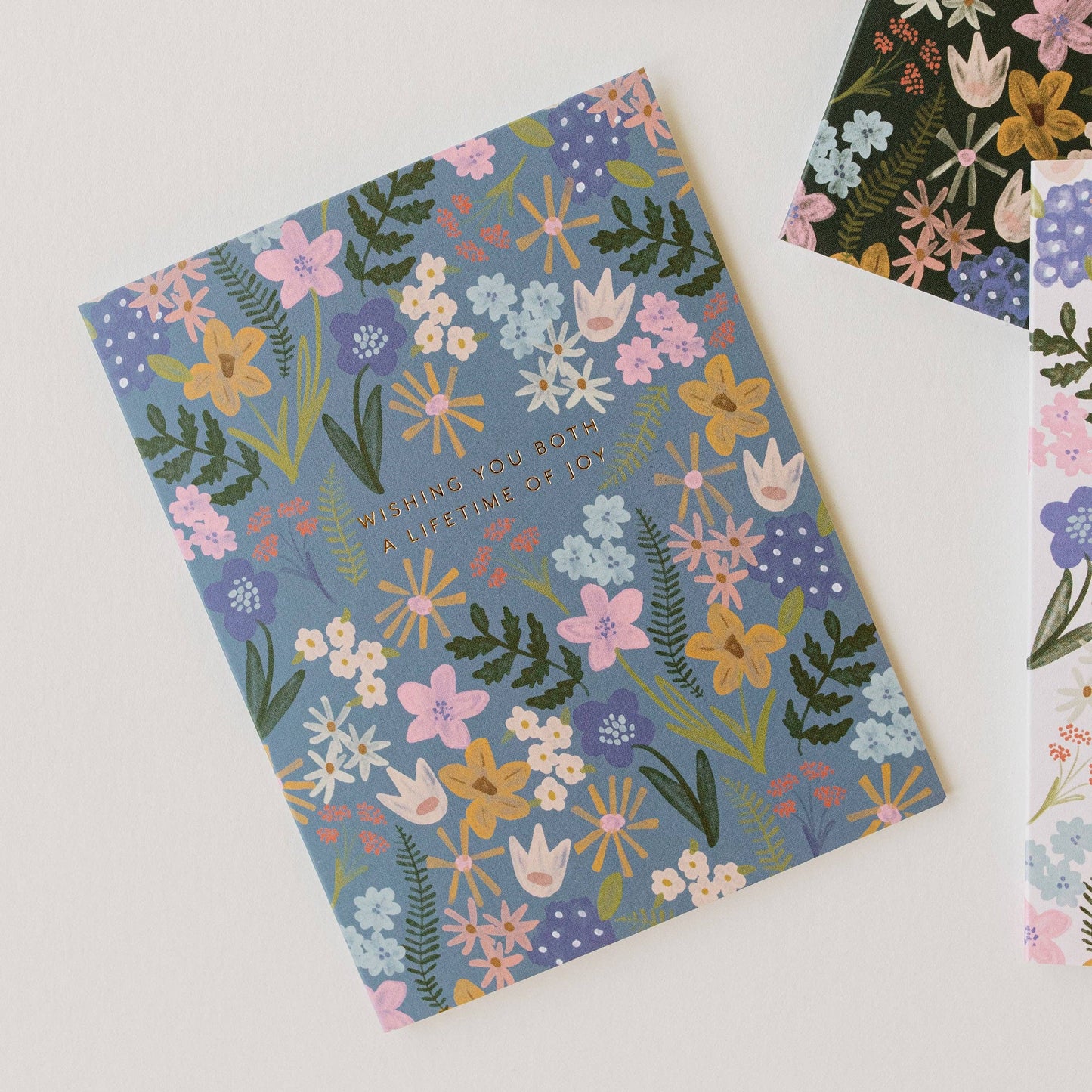 Wedding Floral Burst Greeting Card