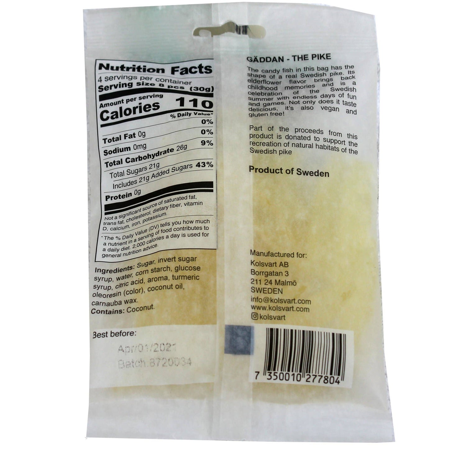 Elderflower Flavored Pike Swedish Fish