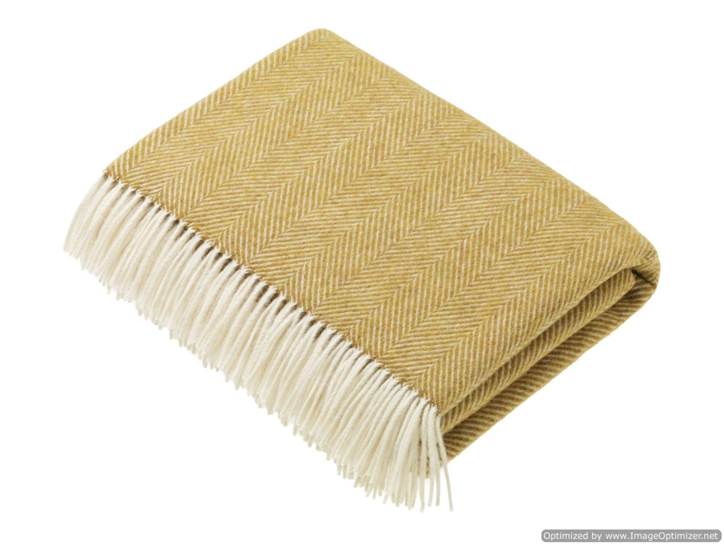 Herringbone Merino Lambswool Blanket (Multiple Colors Available)