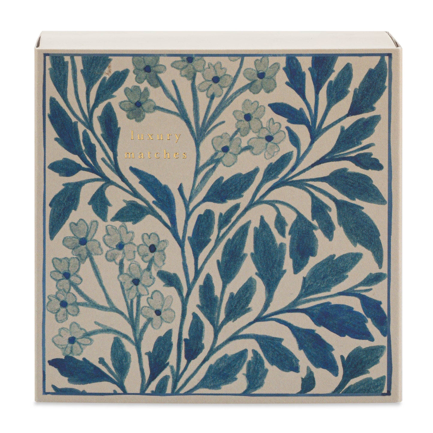 Blue Floral Matchbox