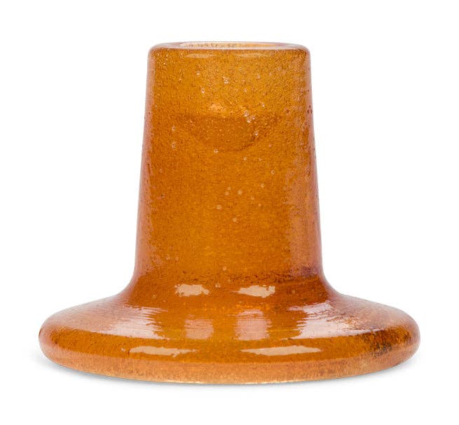 Glass Candleholder | Almond