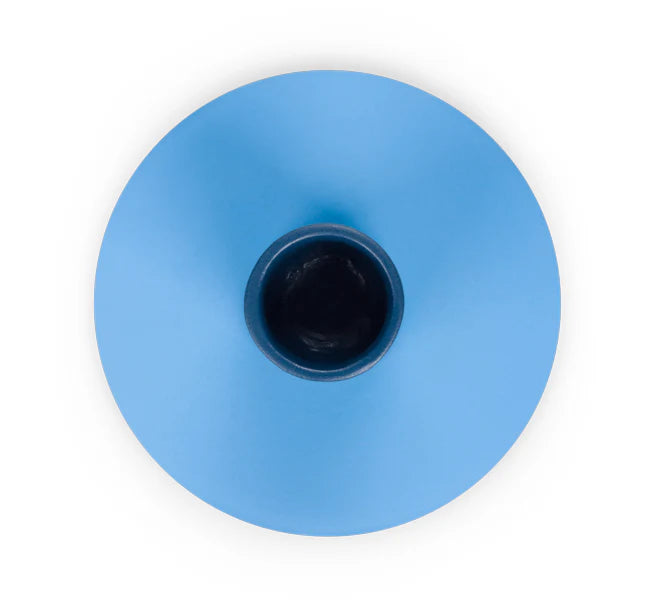 Small Two-Tone Metal Candleholder (Multiple Colors Available)