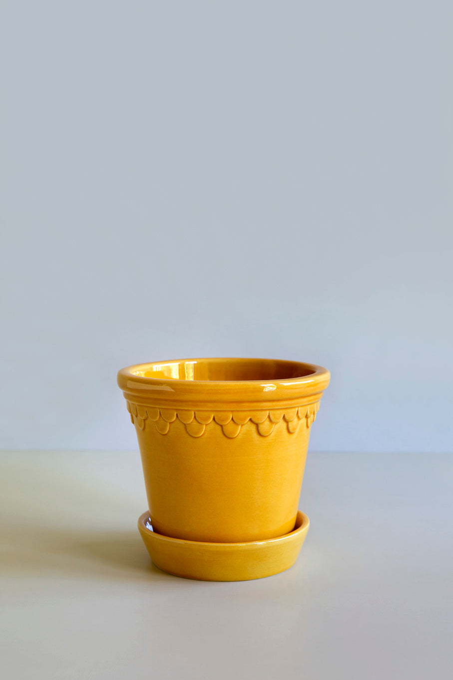 Københavner Glazed Amber Yellow | 12 CM