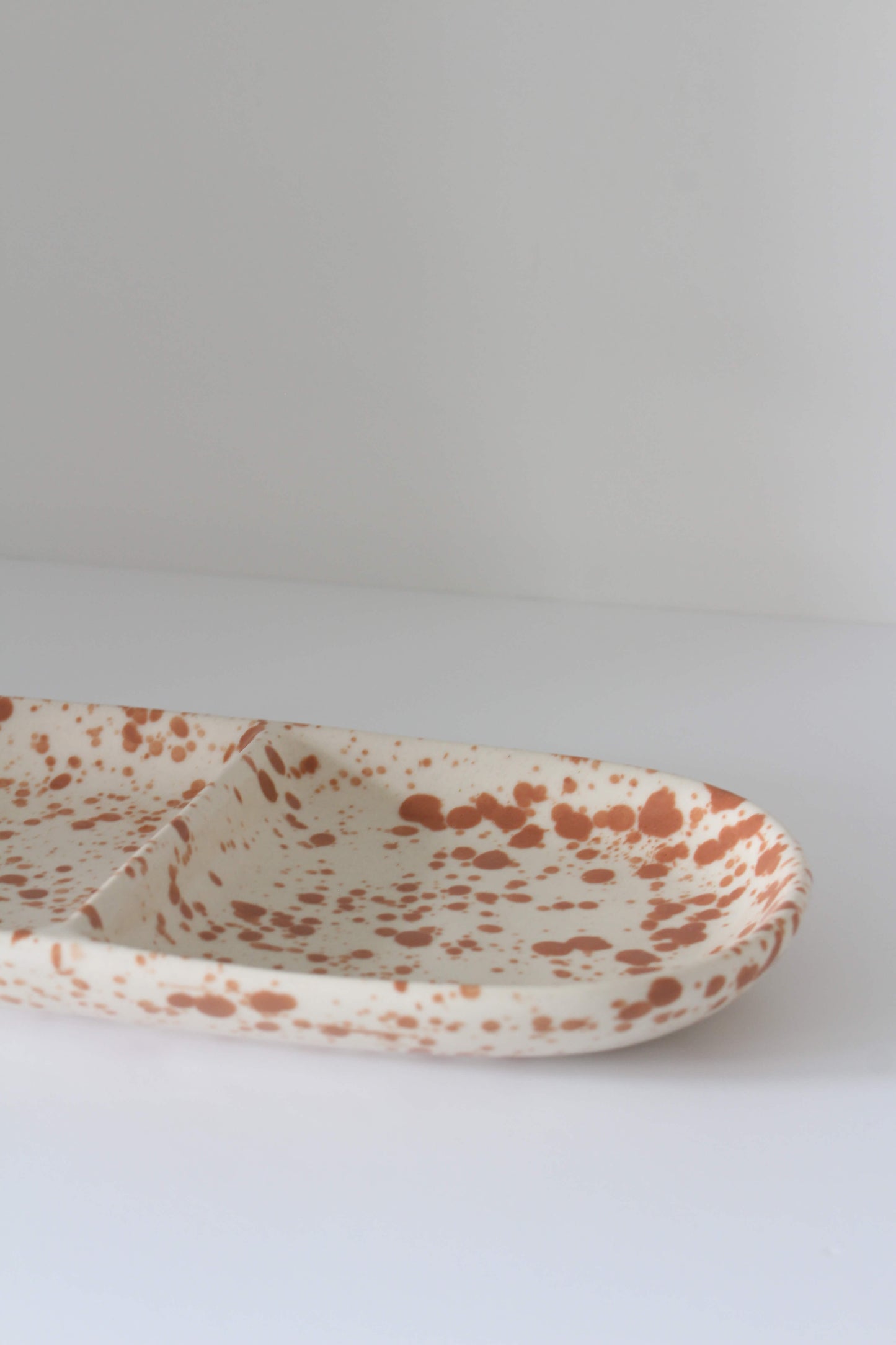 Splatterware Divided Tray (Multiple Colors Available)