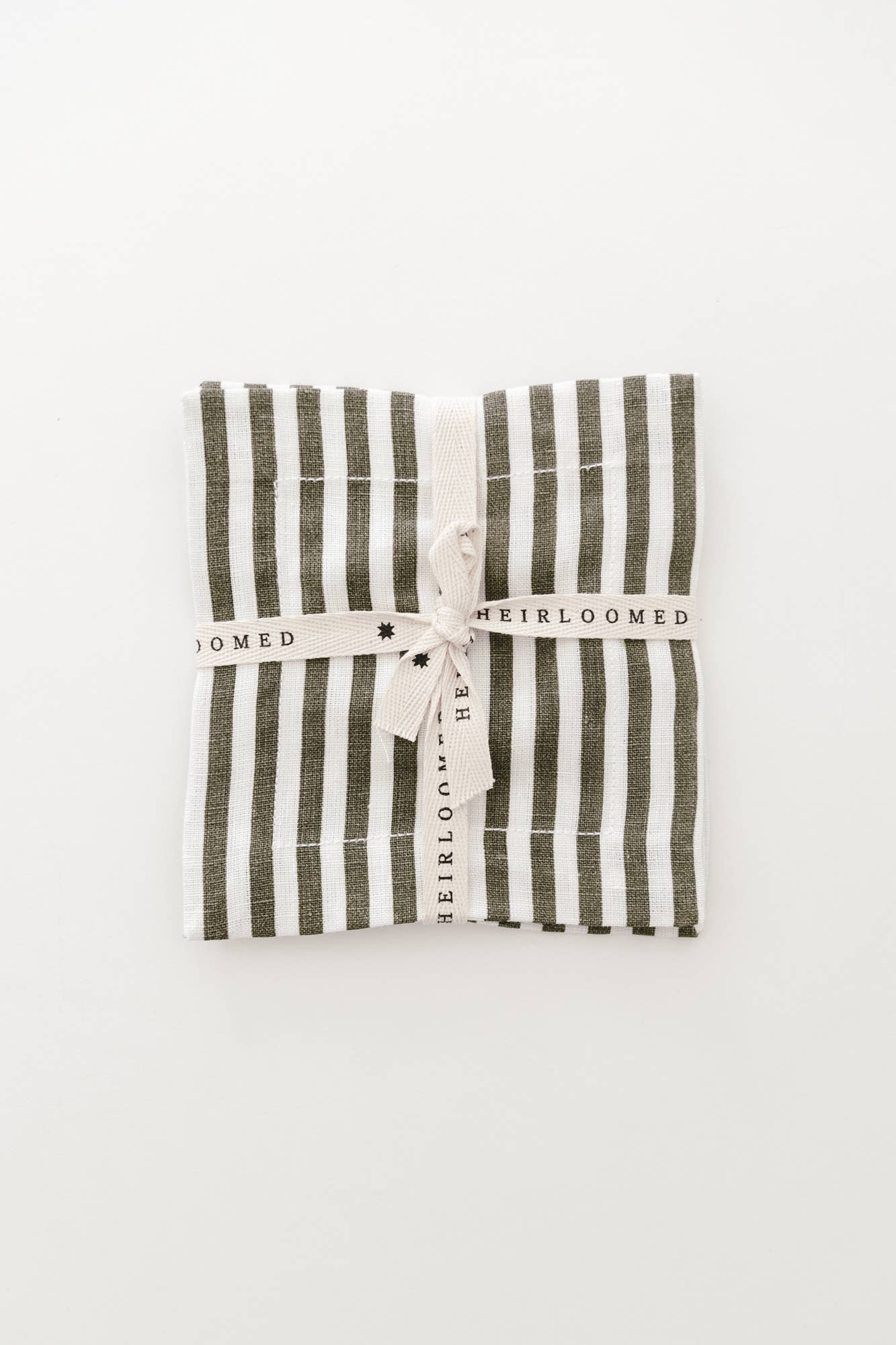 Keepsake Linen Cocktail Napkin | Olive
