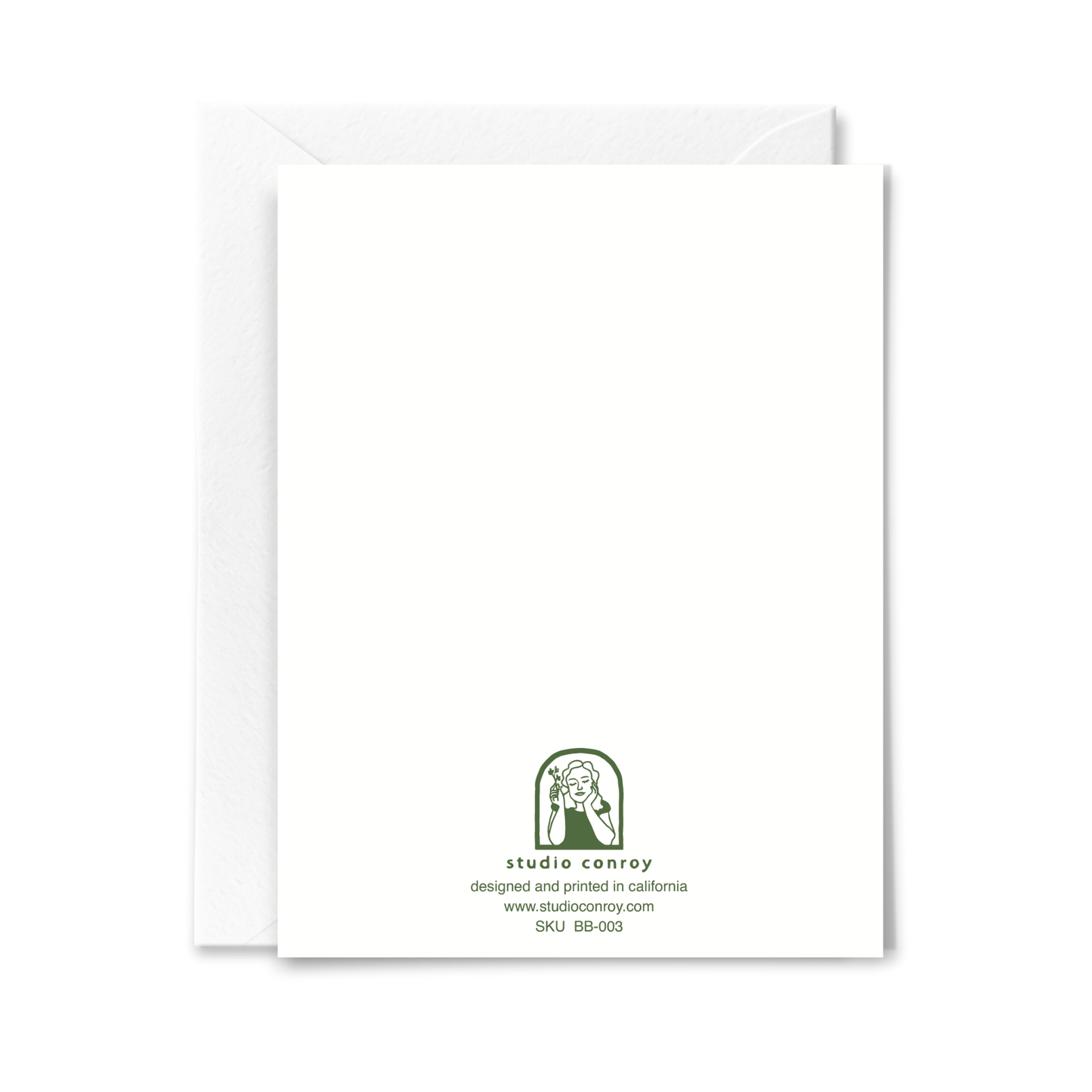 Sweet Pea Baby Card
