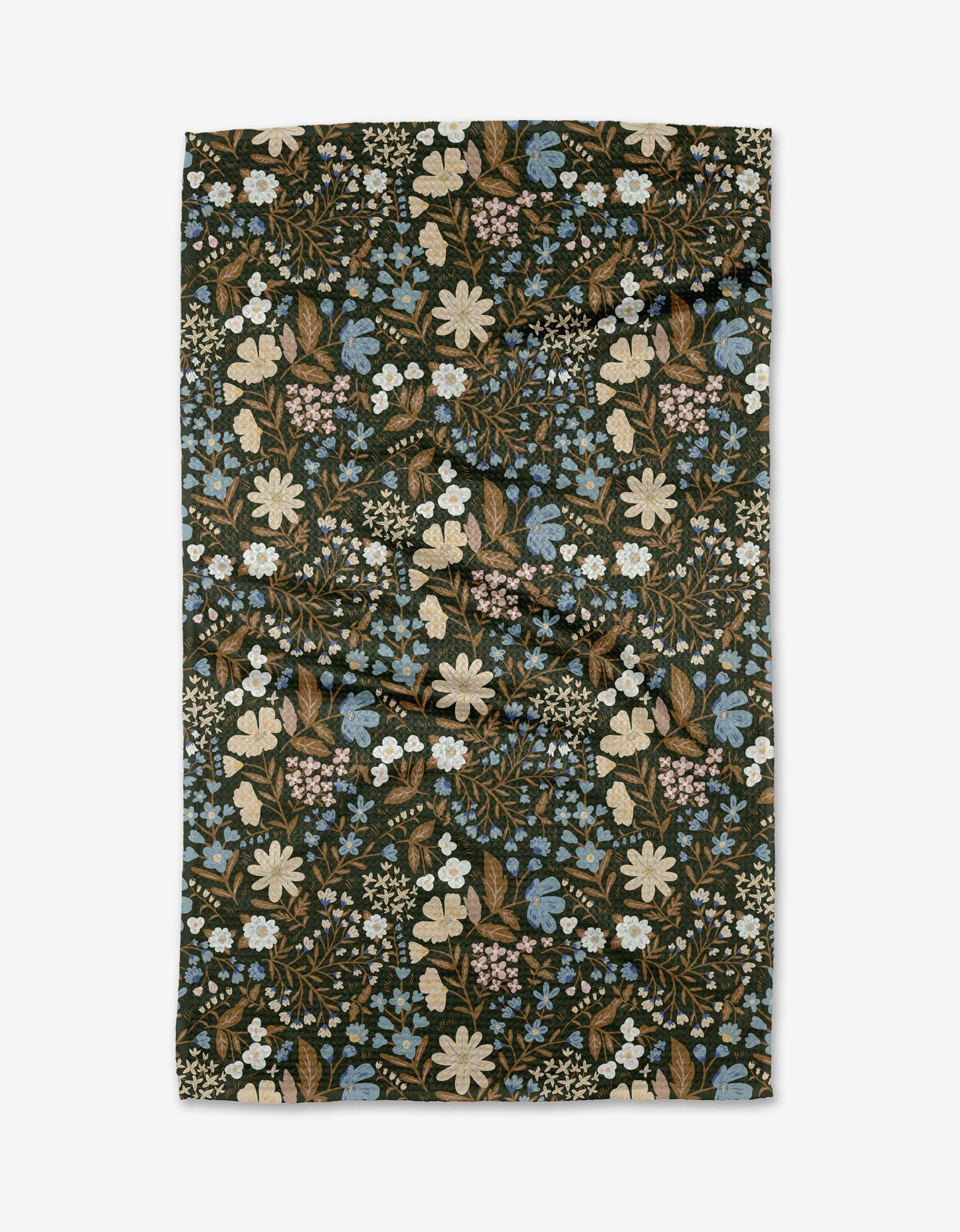 Cottage Meadow Sepia Tea Towel