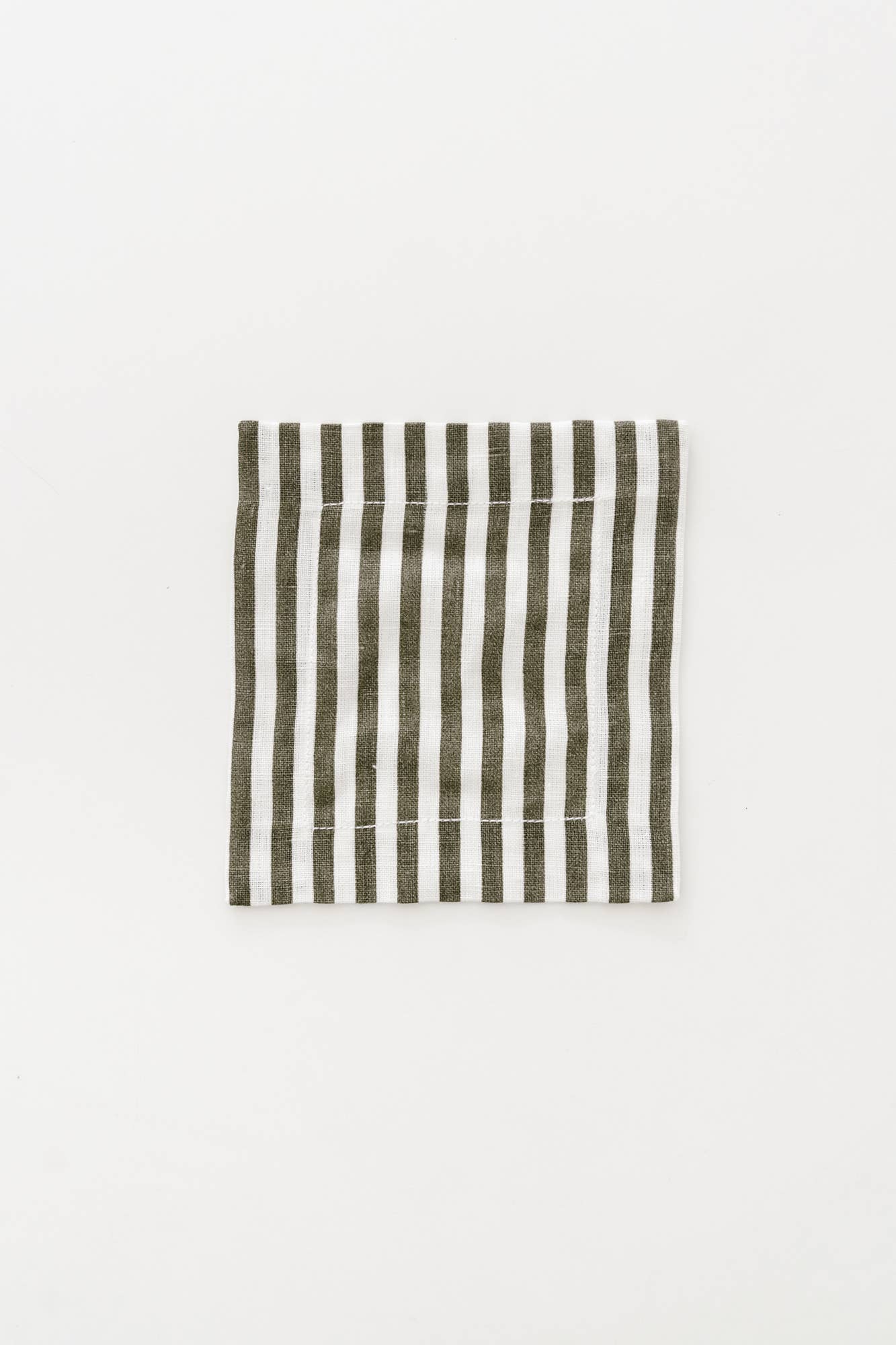 Keepsake Linen Cocktail Napkin | Olive