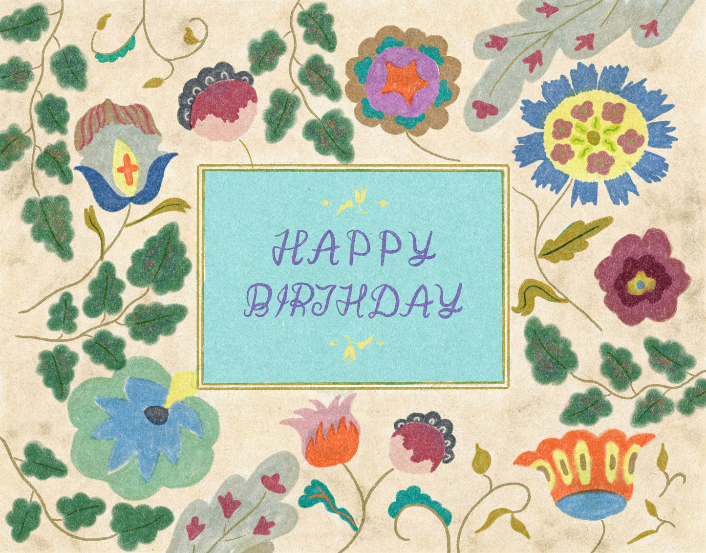 Birthday Fresco Card