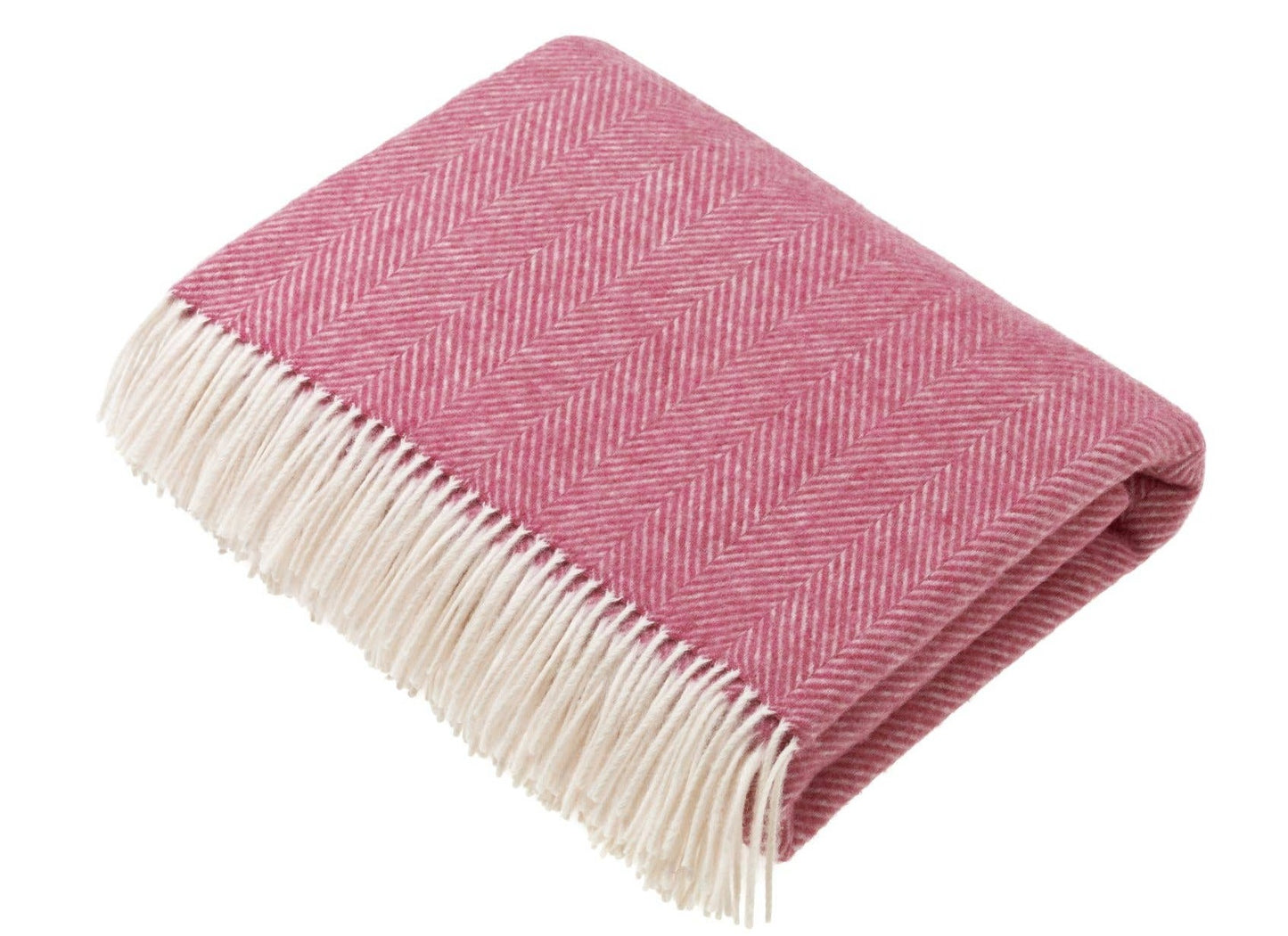 Herringbone Merino Lambswool Blanket (Multiple Colors Available)