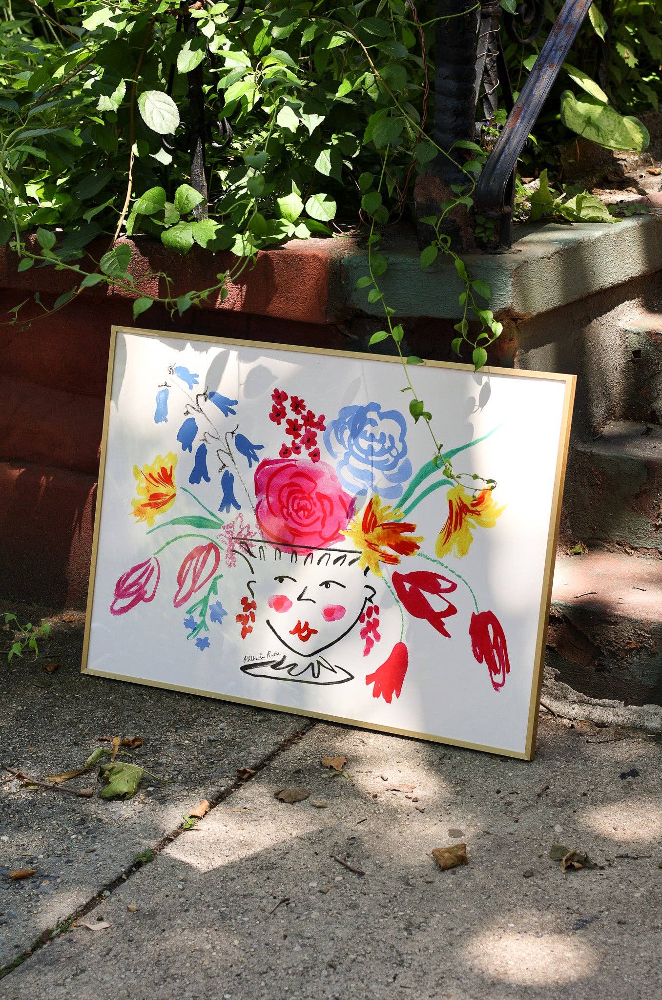 "Blooming Vase" Art Print