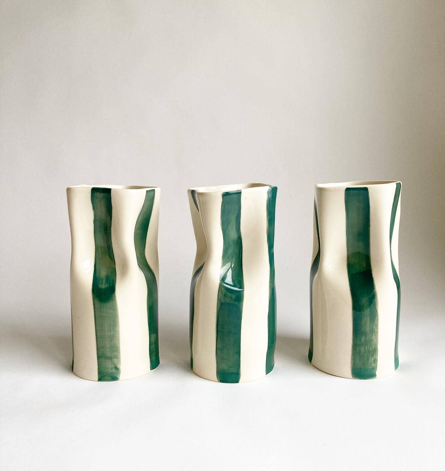 Bud Vase in Forest Green