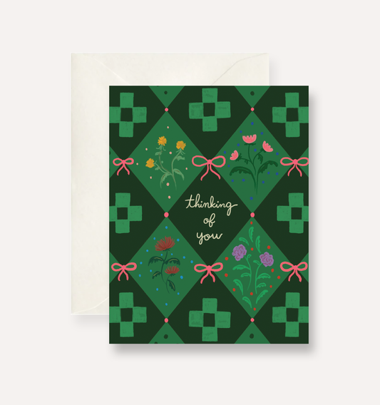 Thinking of You Quilted Greeting Card
