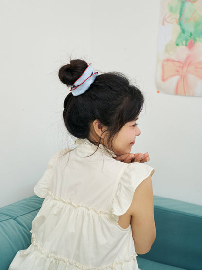 "Maxi Flower" Double-Layer Oversized Silk Scrunchie