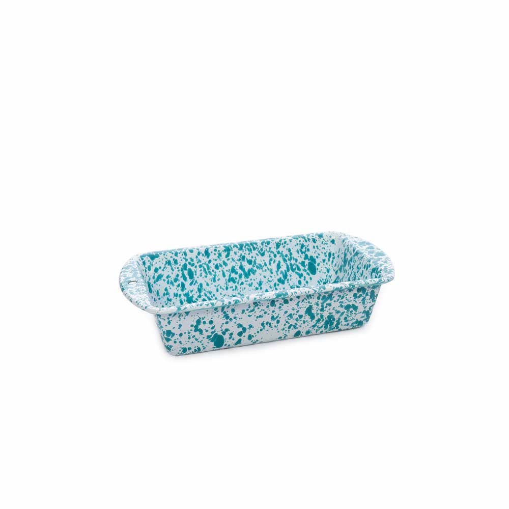 Turquoise Splatter | Loaf Pan