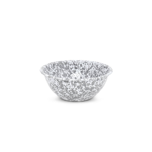 Grey & White Small Serving Bowl