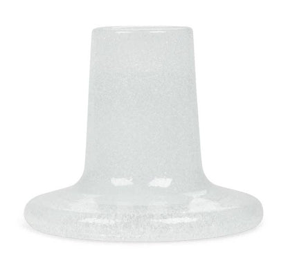 Glass Candleholder | Pearl White