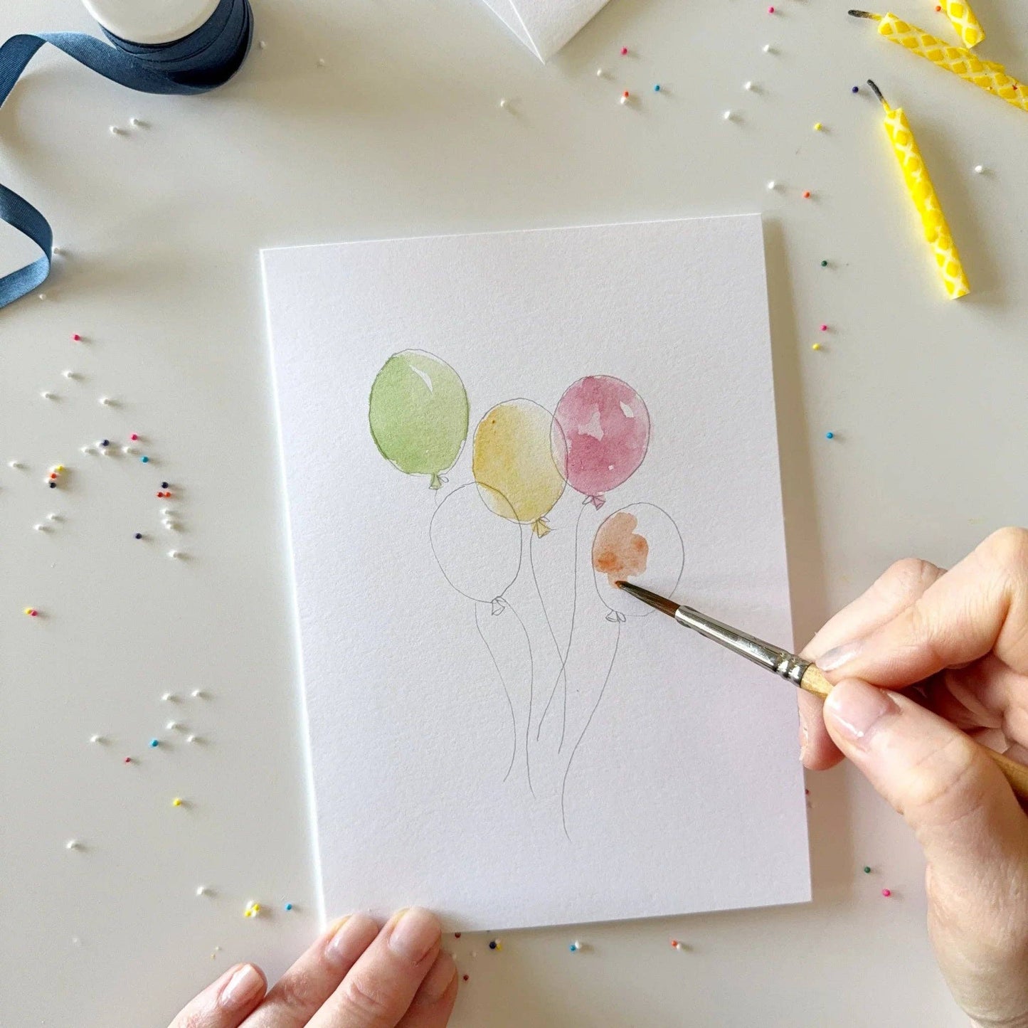 Celebrate! | Watercolor Notecard Set