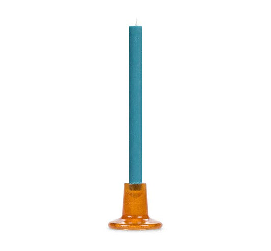 Glass Candleholder | Almond
