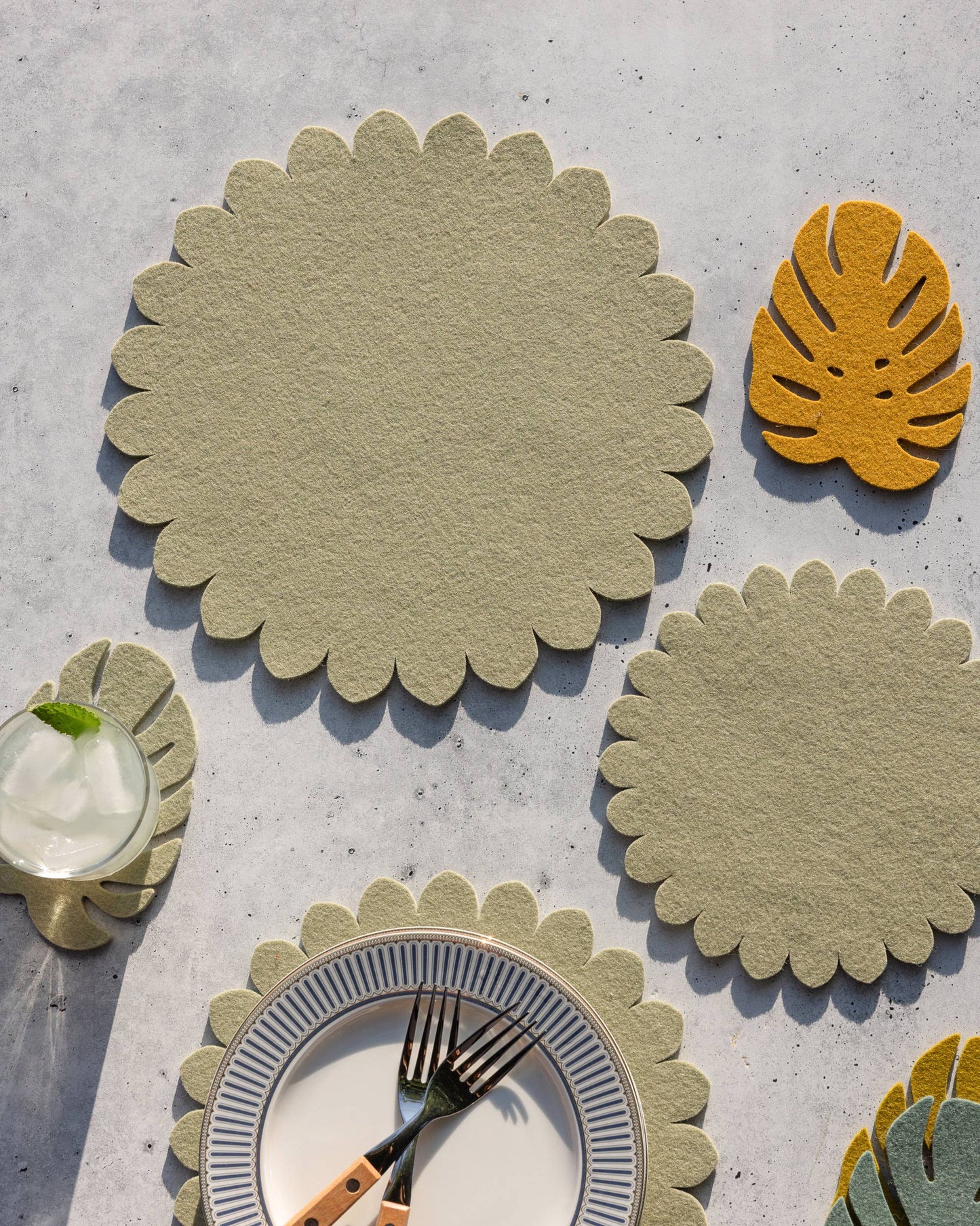 Merino Wool Trivet | Dew