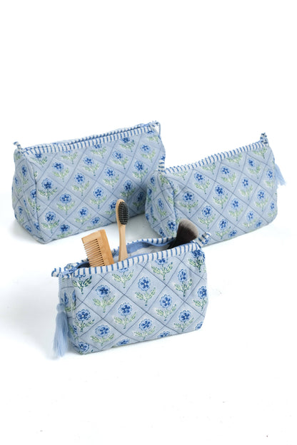 Mona Blockprint Toiletry Bag