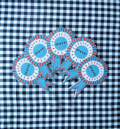 Bravo Medallion - Die Cut Card