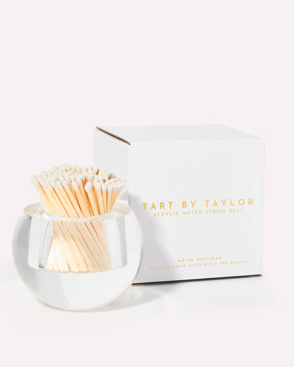 Round Match Striker | White Matches