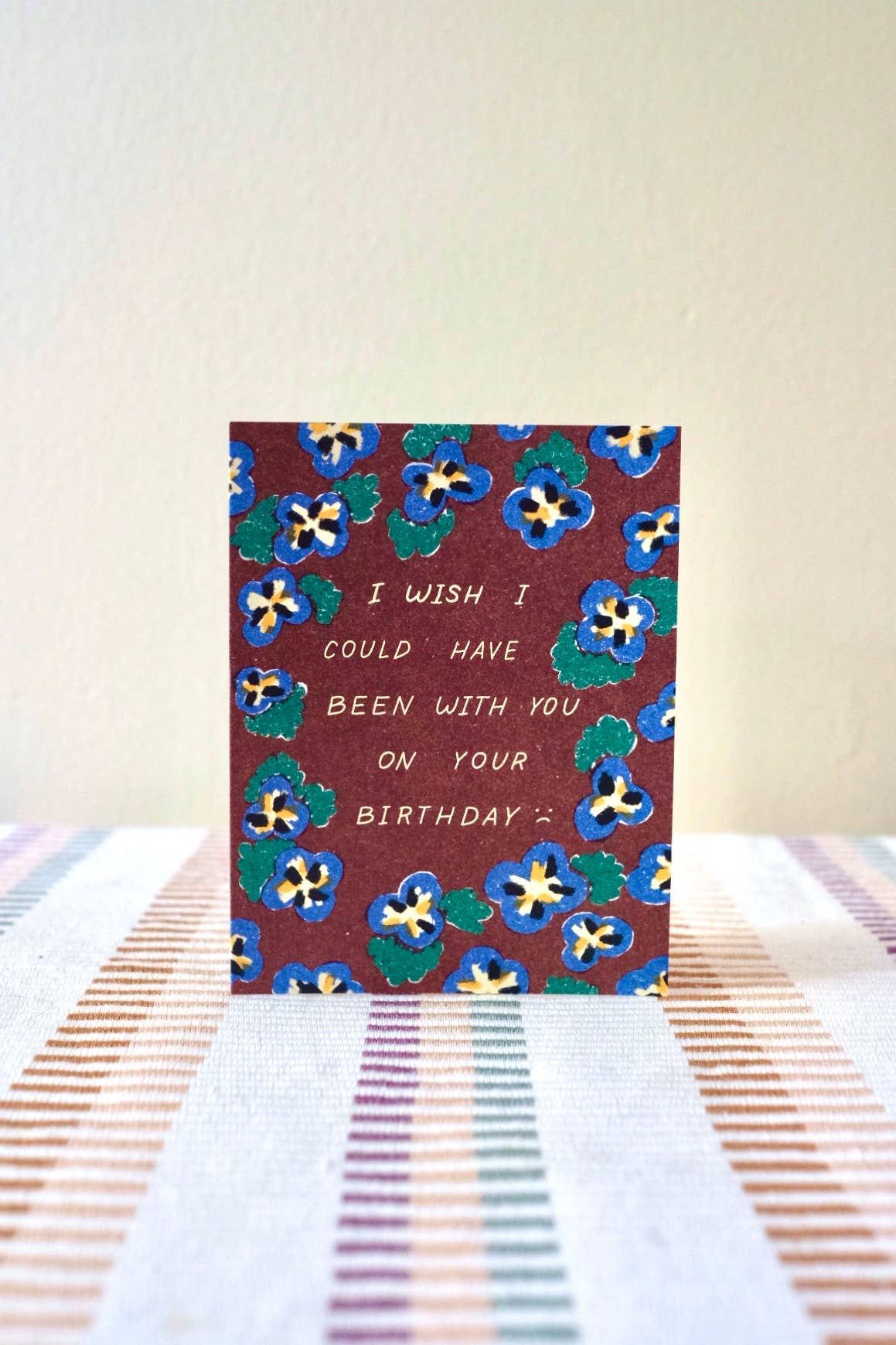 Wish I Could've Been There Bday Card