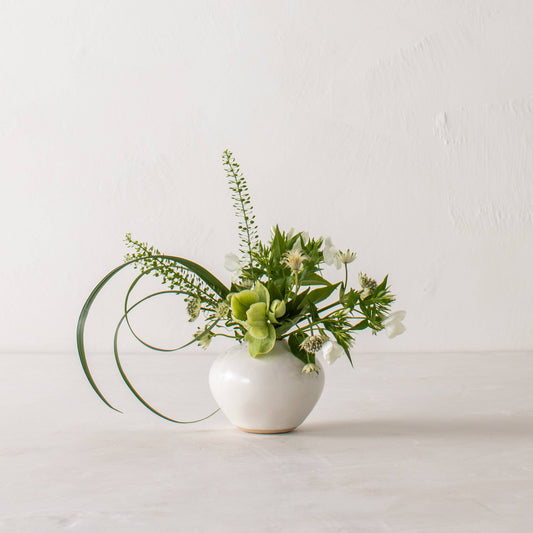 Ivory Glaze Bud Vase