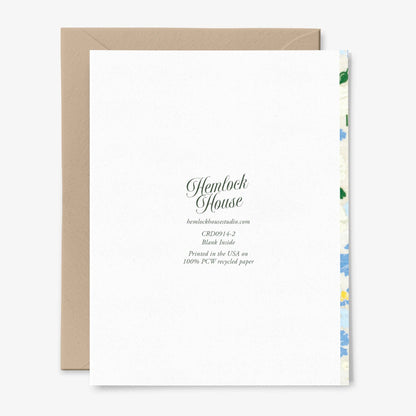 Blue Poppies Every Day Card