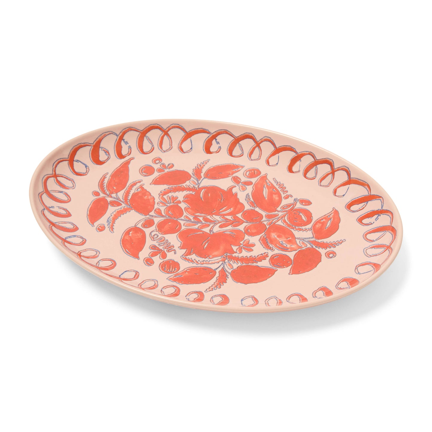 Amalfi Oval Tray Pink