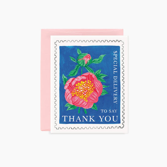 Floral Stamp Thank You