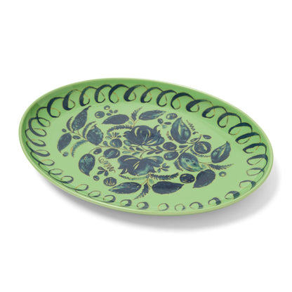 Amalfi Oval Tray Green