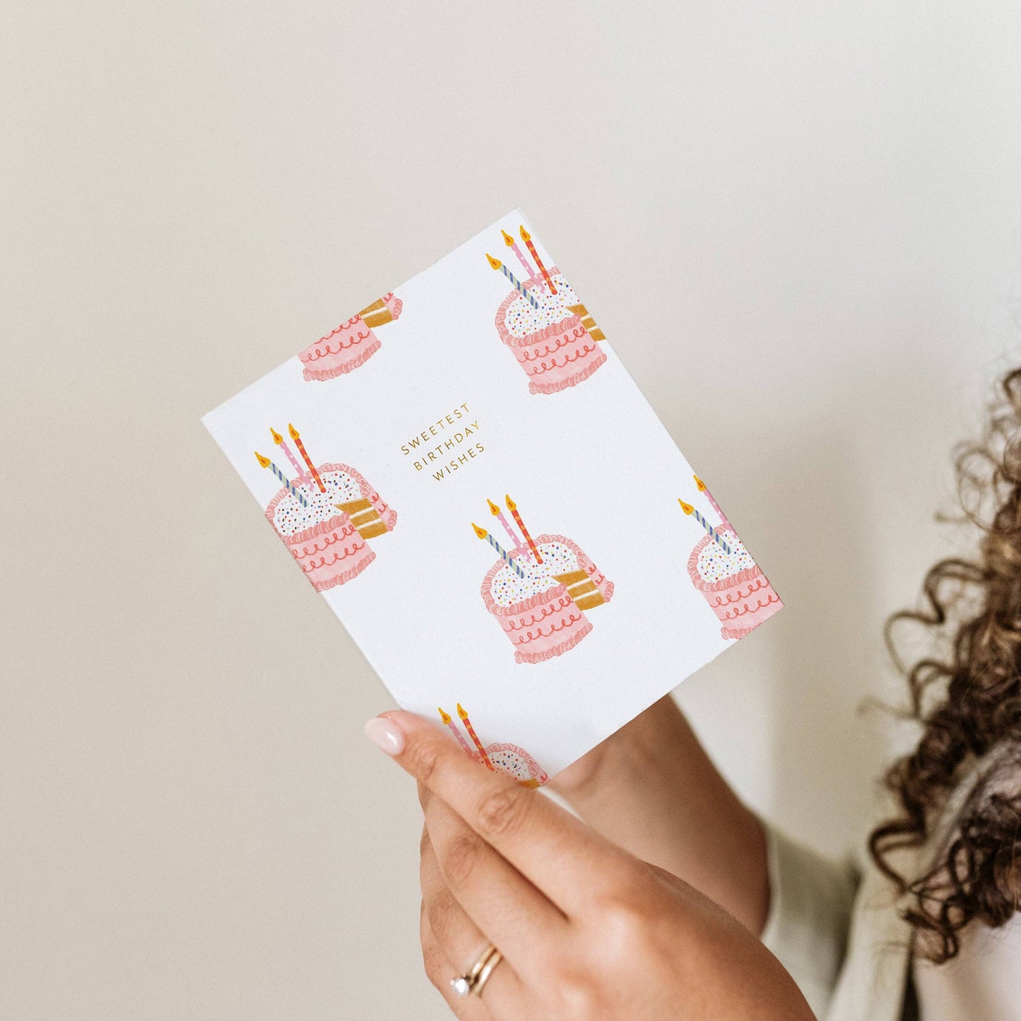 Sweetest Birthday Cake Greeting Card