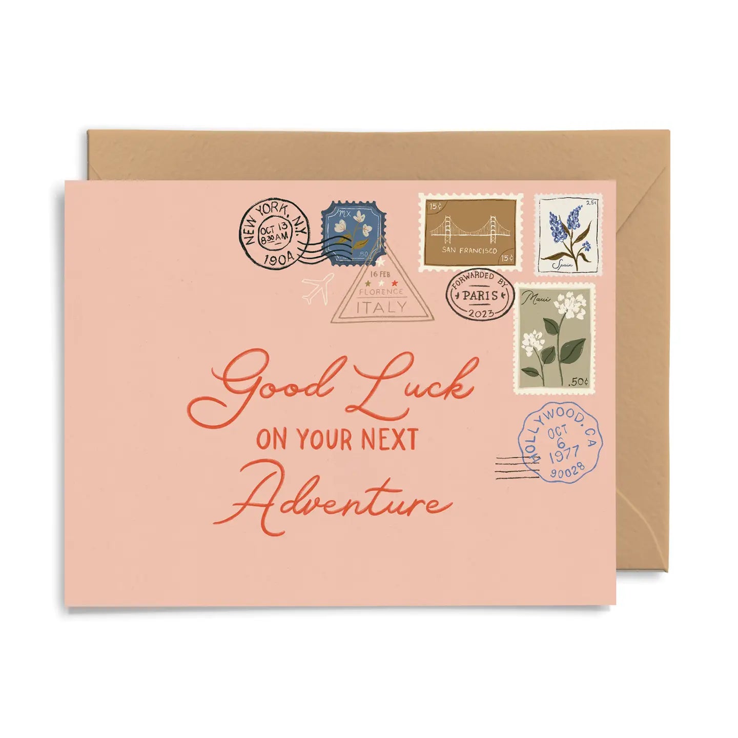 Good Luck On Your Adventure Card