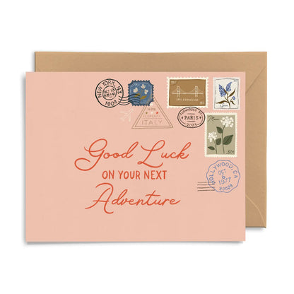 Good Luck On Your Adventure Card