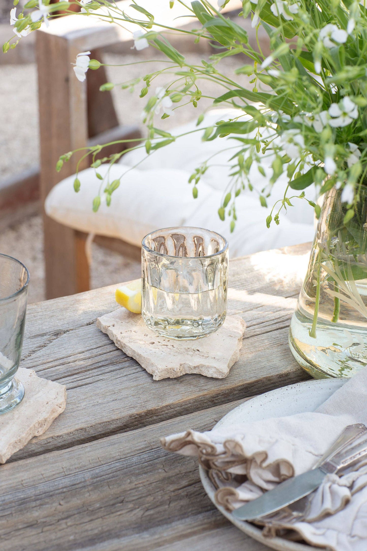 Handblown Fluted Tumbler (Two Sizes Available)