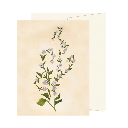 Purple Wildflower Card