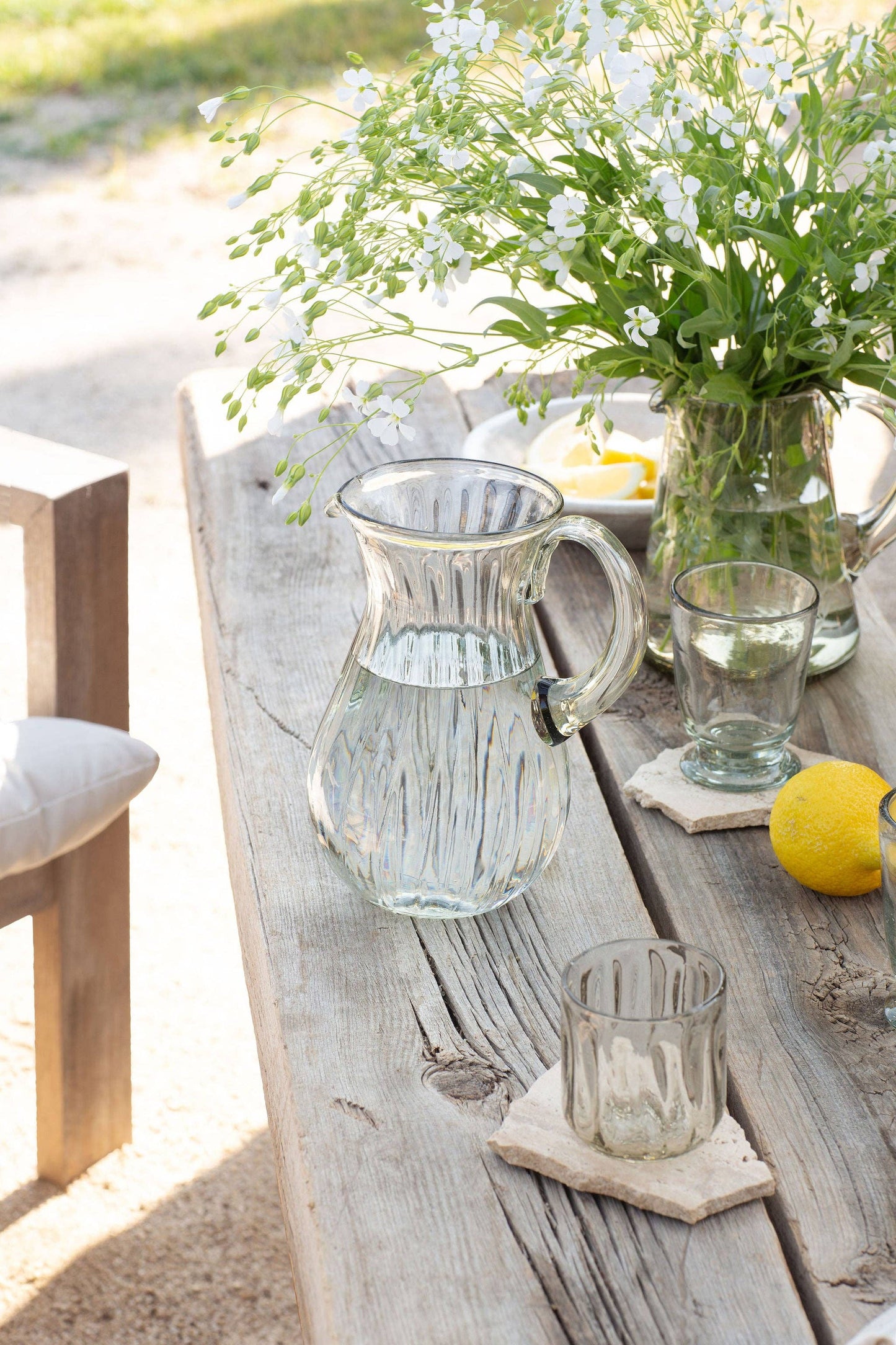 Handblown Fluted Tumbler (Two Sizes Available)