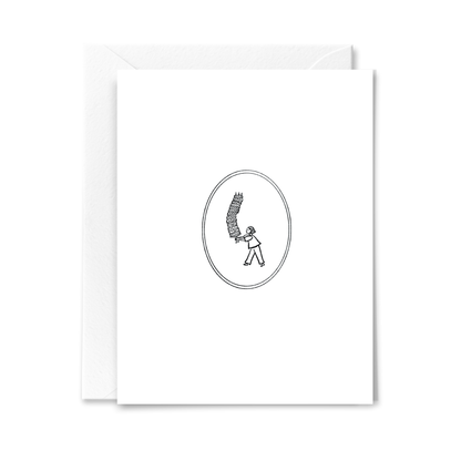 Tiny Cake Delivery Birthday Card