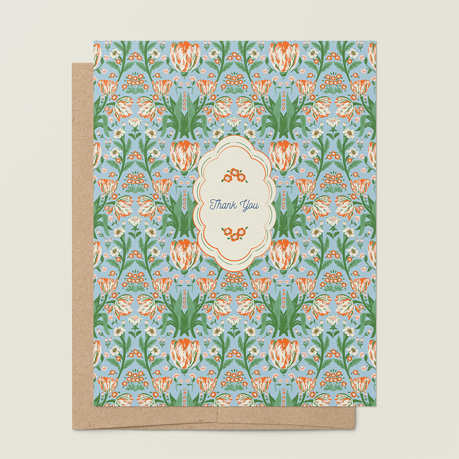 Parrot Tulips Thank You