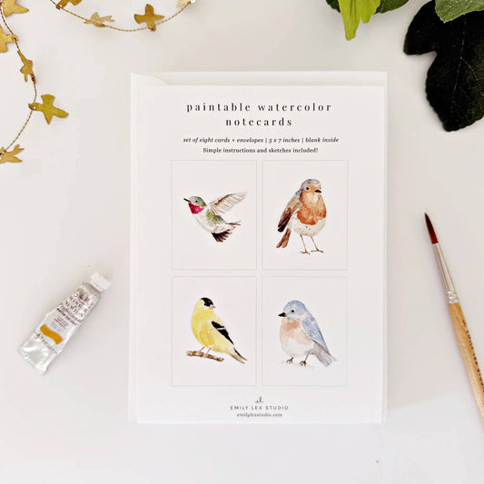 Birds | Watercolor Notecard Set