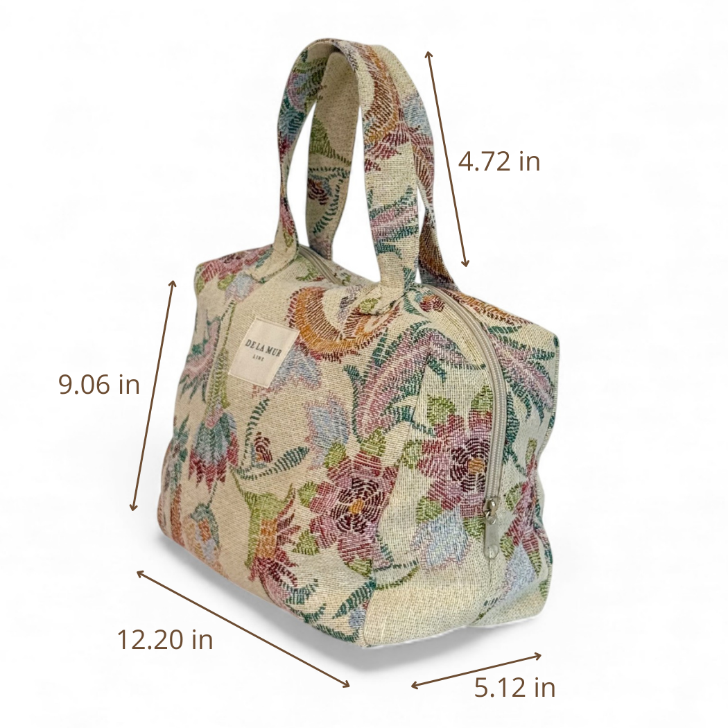Flora Extra Large Makeup Bag